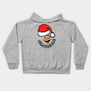 Funny Merry Christmas Santa magic is in the beard Kids Hoodie